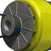 Flameproof alternator provides power in hazardous areas